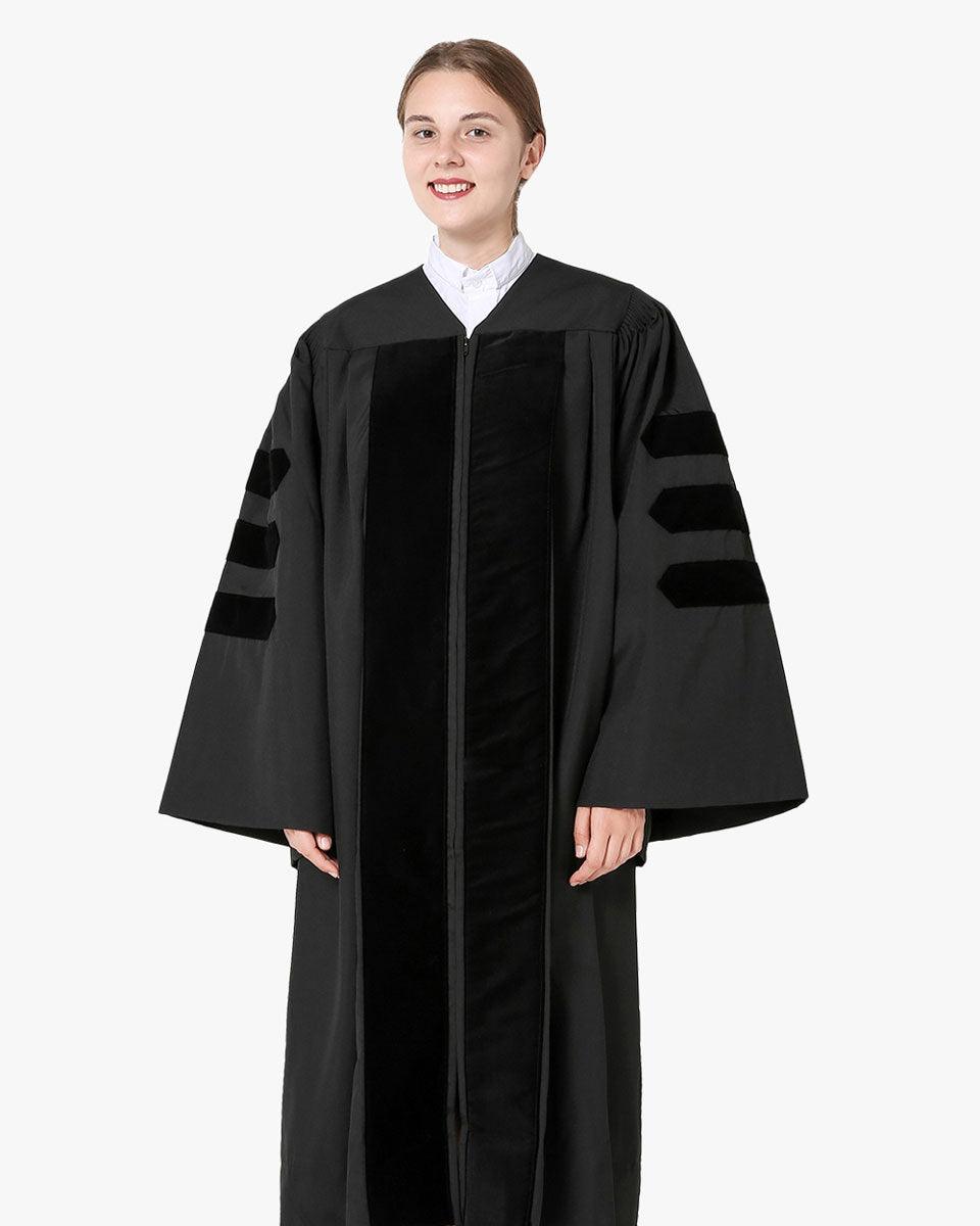 Classic Doctoral Graduation Gown Only - Graduation Seller