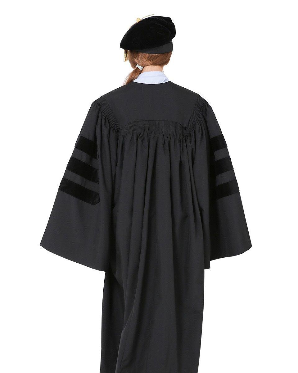 Classic Doctoral Graduation Gown, Tam & Hood Package - Graduation Seller