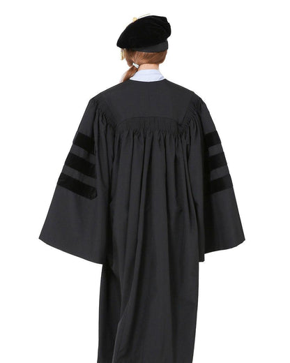 Classic Doctoral Graduation Gown, Tam & Hood Package - Graduation Seller