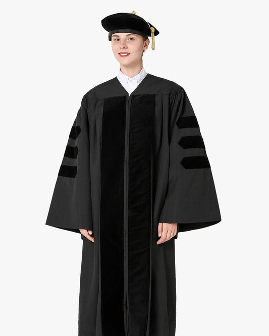 Classic Doctoral Graduation Gown Tam Package - Graduation Seller
