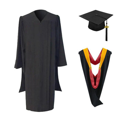 Masters Cap, Gown & Hood Package for Cal State Stanislaus Graduation - Graduation Seller