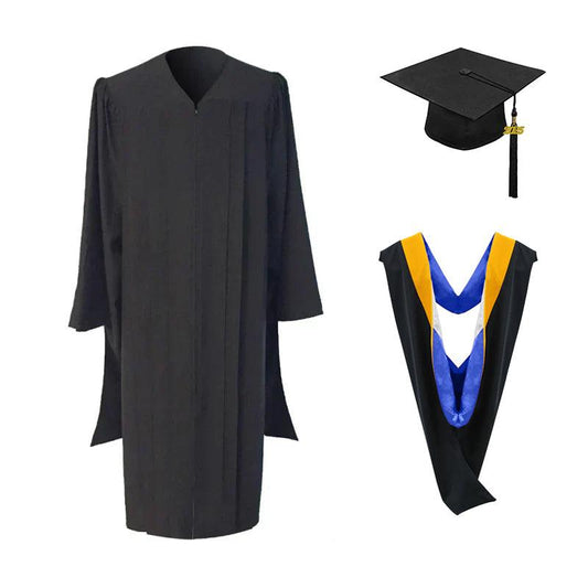 Masters Cap, Gown & Hood Package for Cal State San Marcos Graduation - Graduation Seller