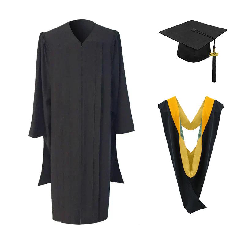 Masters Cap, Gown & Hood Package for Cal State Sacramento Graduation - Graduation Seller