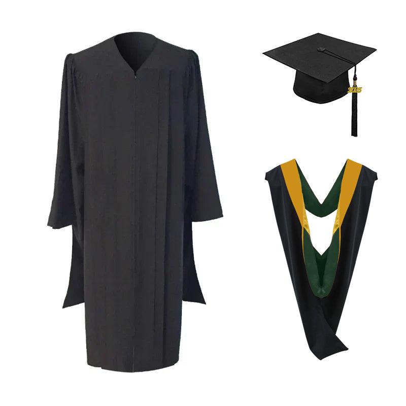 Masters Cap, Gown & Hood Package for Cal Poly Humboldt Graduation - Graduation Seller