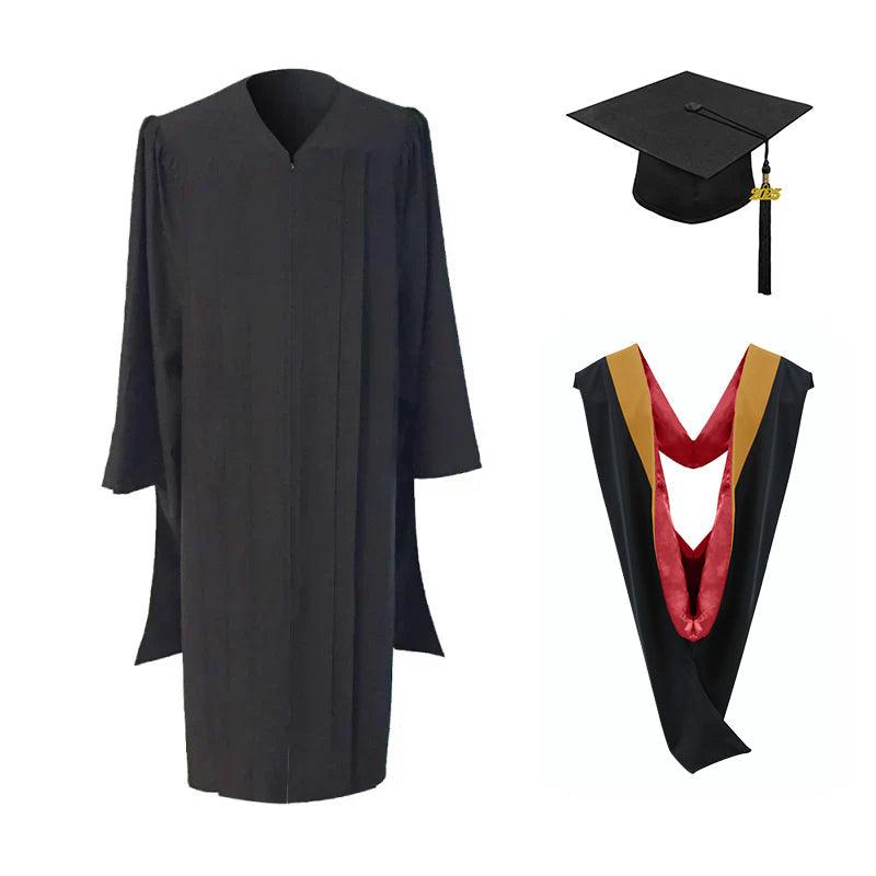 Masters Cap, Gown & Hood Package for Stanford University Graduation - Graduation Seller