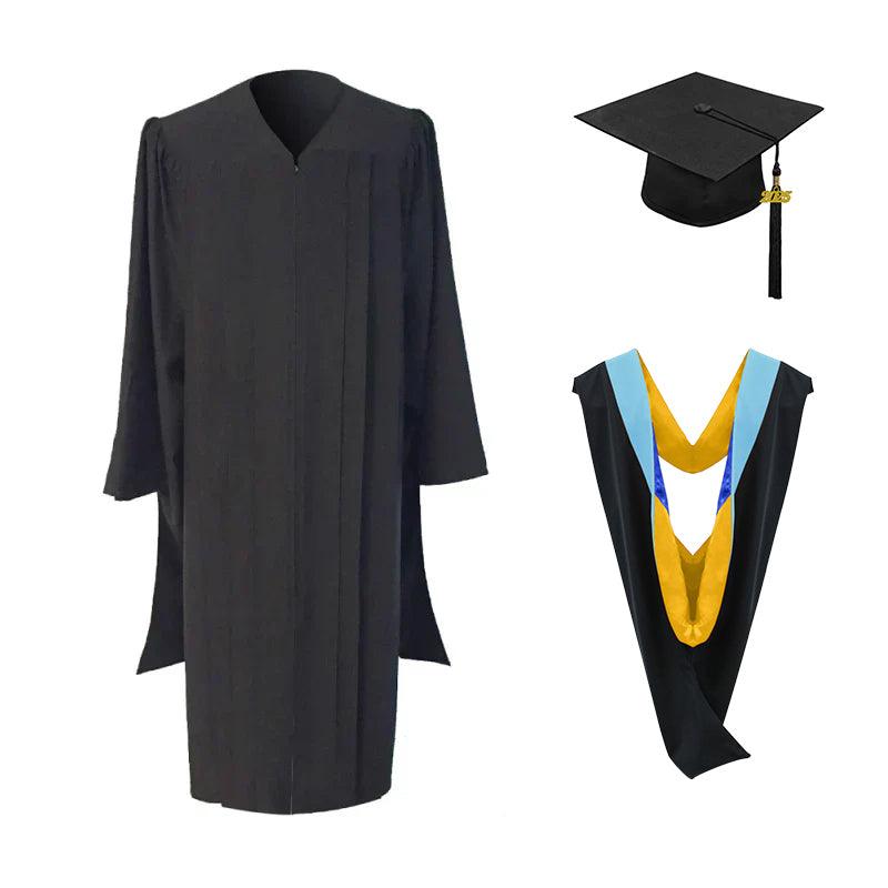 Masters Cap, Gown & Hood Package for UC Santa Cruz Graduation - Graduation Seller