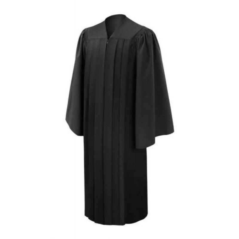 10 Deluxe Black Bachelors Graduation Cap, Gown & Hood Package - Graduation Seller