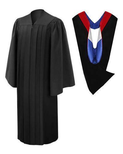 Deluxe Black Bachelors Academic Gown & Hood Package - Graduation Seller