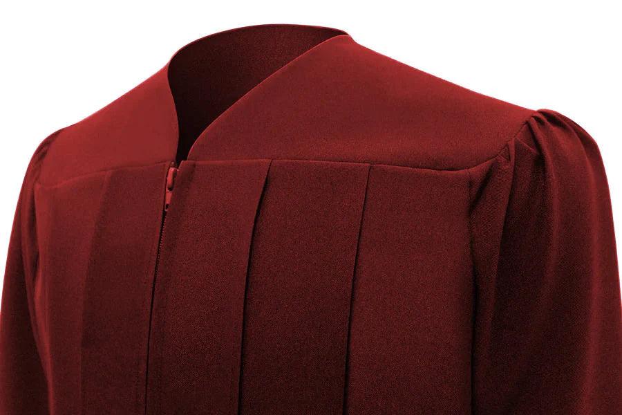 Matte Burgundy Elementary Cap & Gown - Graduation Seller