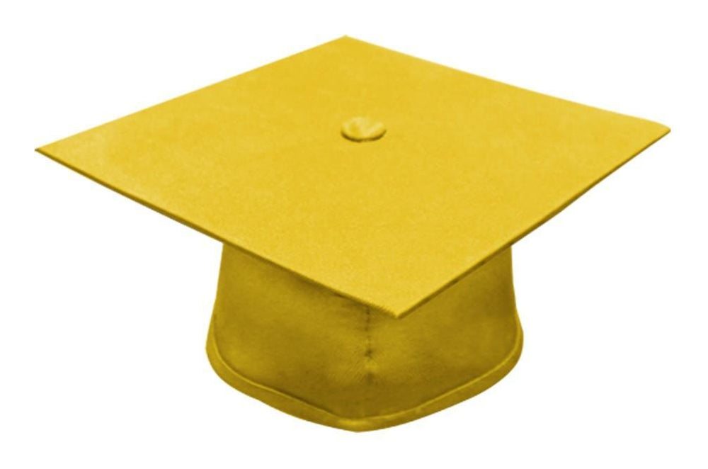 Matte Gold Elementary Cap - Graduation Seller