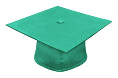 Matte Emerald Green Junior High/Middle School Cap