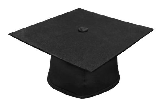 Matte Black Bachelors Graduation Cap - Graduation Seller