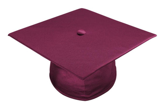 Shiny Maroon Elementary Cap - Graduation Seller