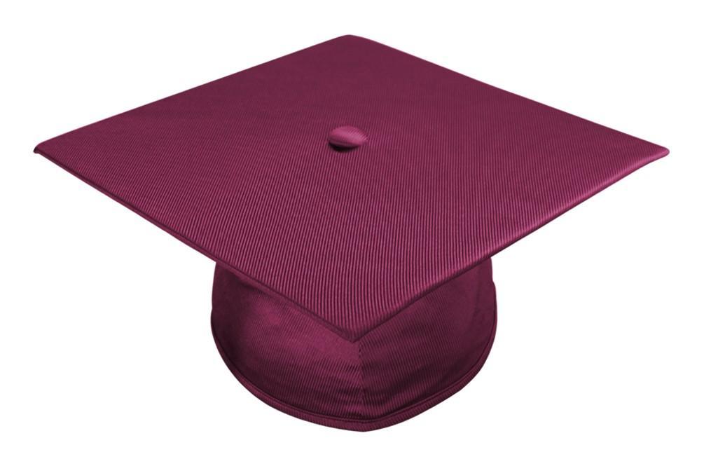Shiny Maroon Bachelors Graduation Cap - Graduation Seller
