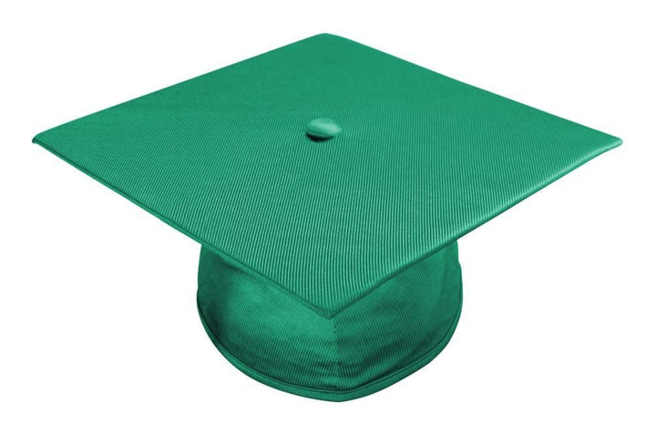 Shiny Emerald Green High School Cap - Graduation Seller