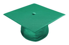 Shiny Emerald Green Bachelors Academic  Graduation Cap
