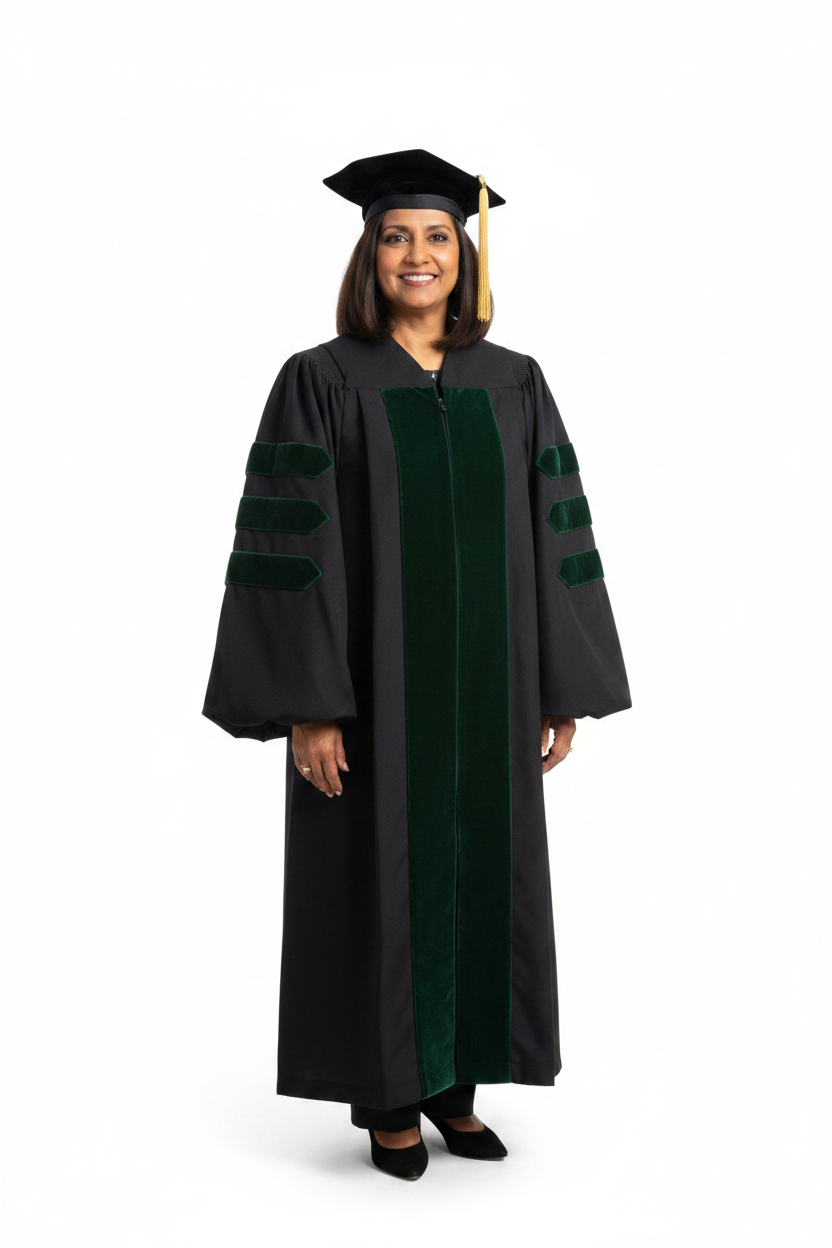 Custom Classic Doctoral Gown Tam Package