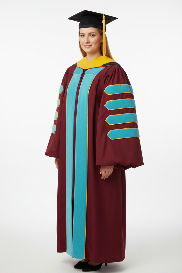 Custom Doctoral Gown and Hood Package