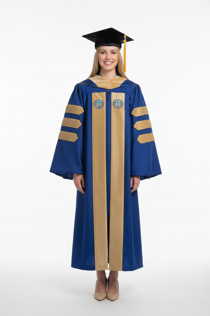 Custom Doctoral Gown Hood Tam Virginia University