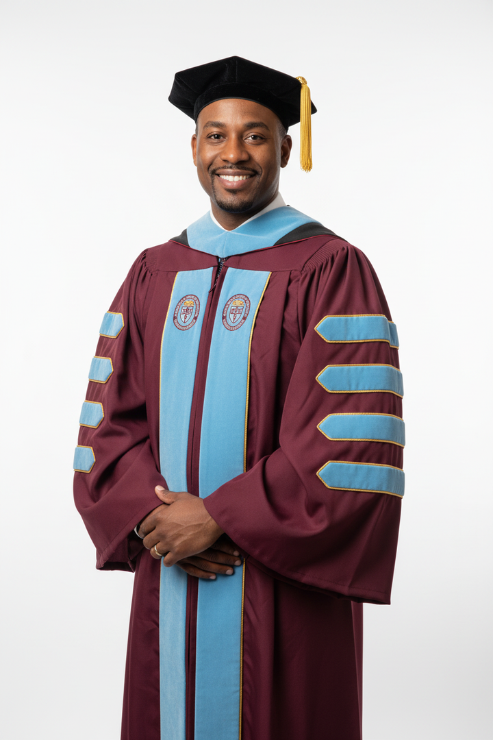 Custom Doctoral Gown Tam Package