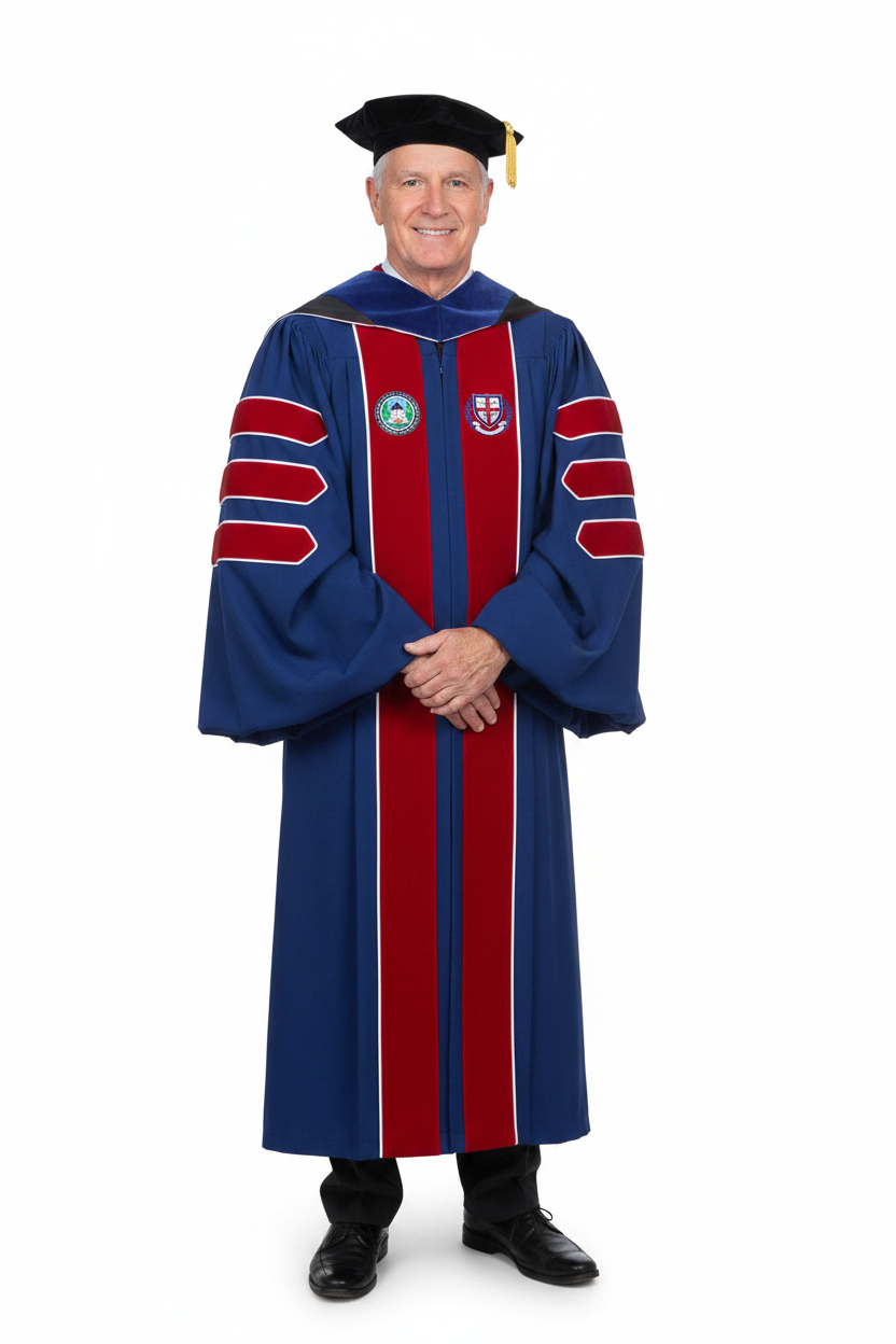 Custom Theology Doctoral Gown Hood Tam Virginia