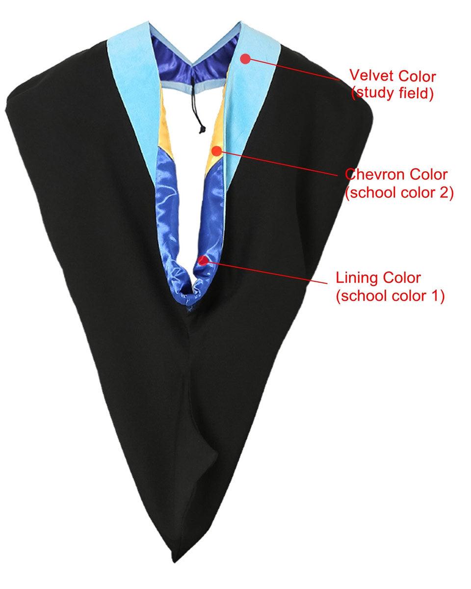 Custom Deluxe Bachelor Hood - Graduation Seller