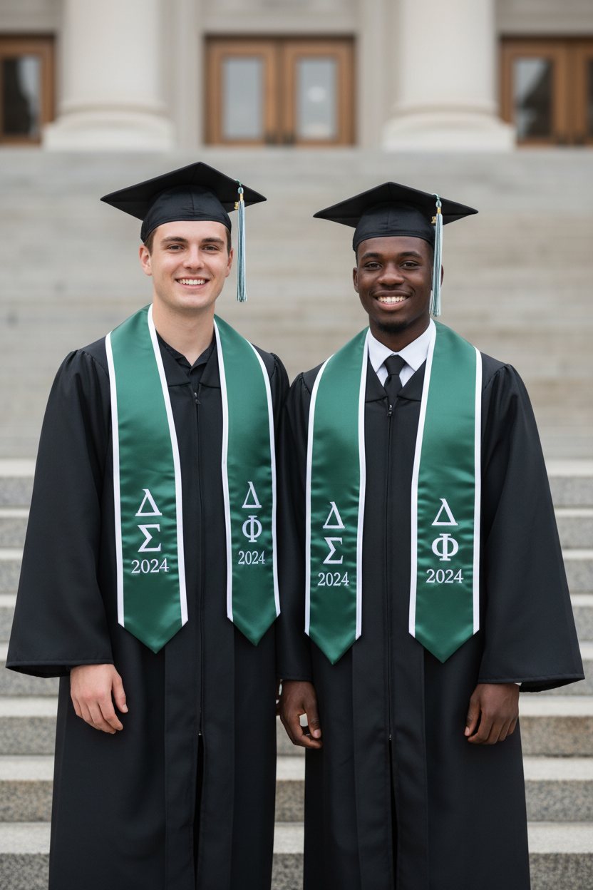 Delta Sigma Phi Stole with Year