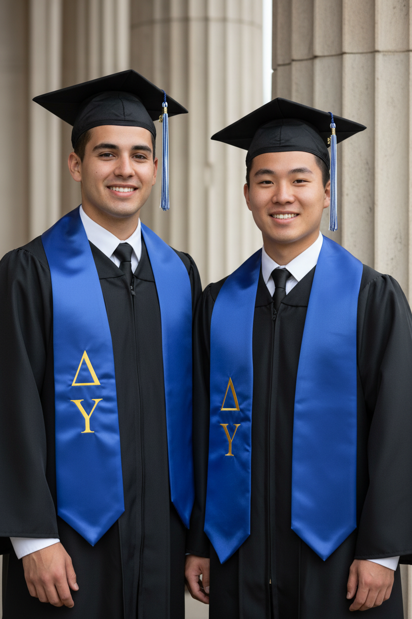 Delta Upsilon Greek Lettered Stole