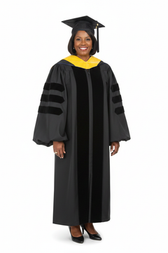 Deluxe Doctoral Academic Gown & Hood Package
