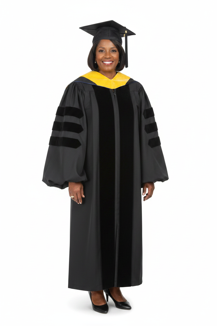 Deluxe Doctoral Gown Hood Package