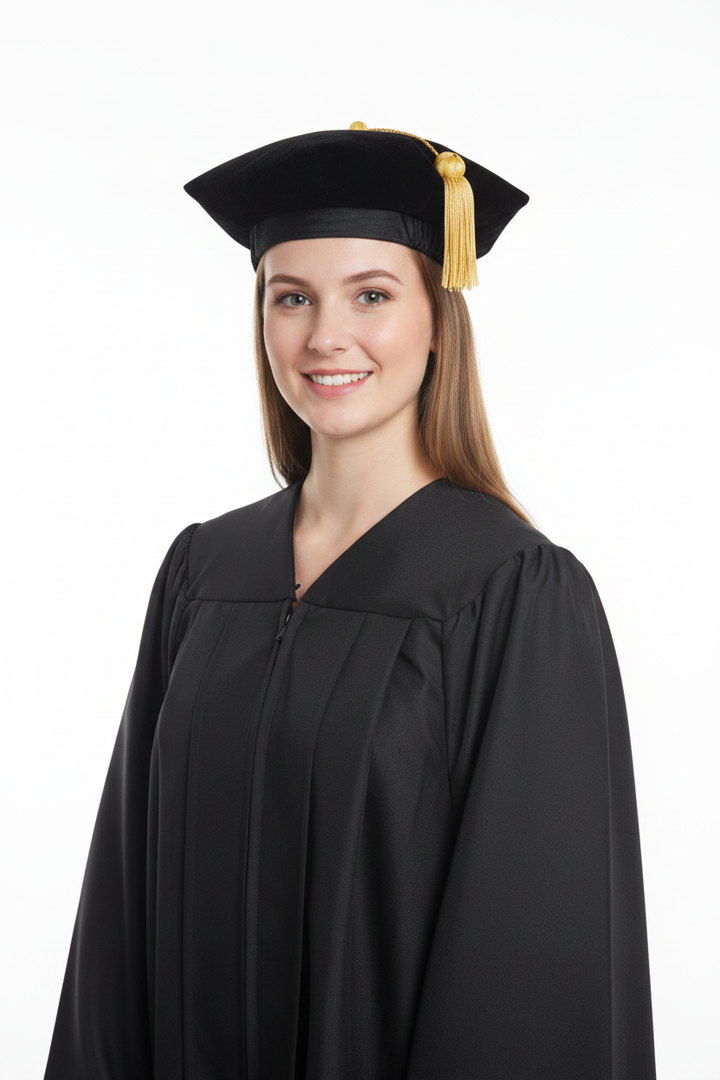 Deluxe Doctorate 6 Sided Tam