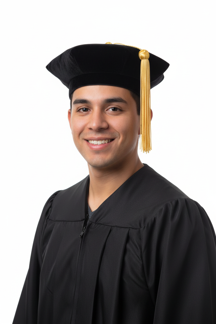 Deluxe Doctorate 8 Sided Tam