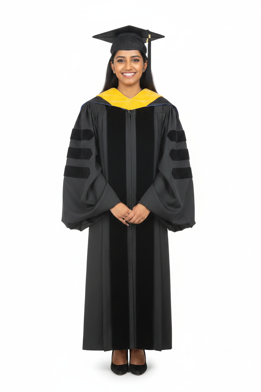 Deluxe Doctorate Gown Hood Package