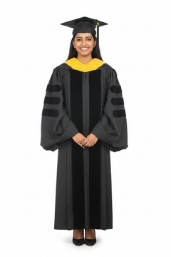 Deluxe Doctorate Gown & Hood Package