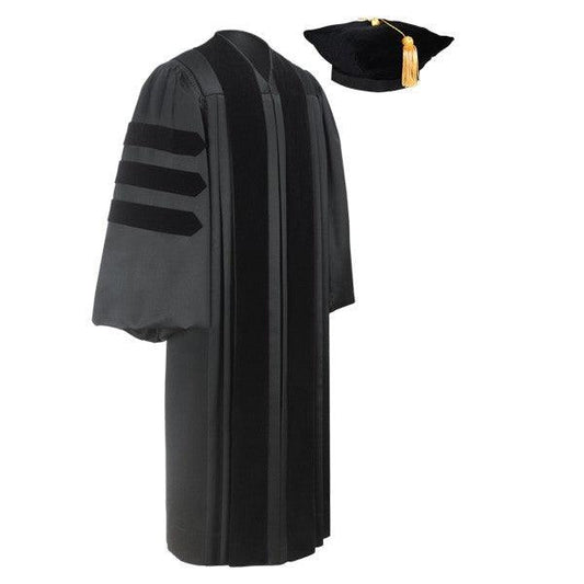 Deluxe Doctorate Tam & Gown Package - Graduation Seller