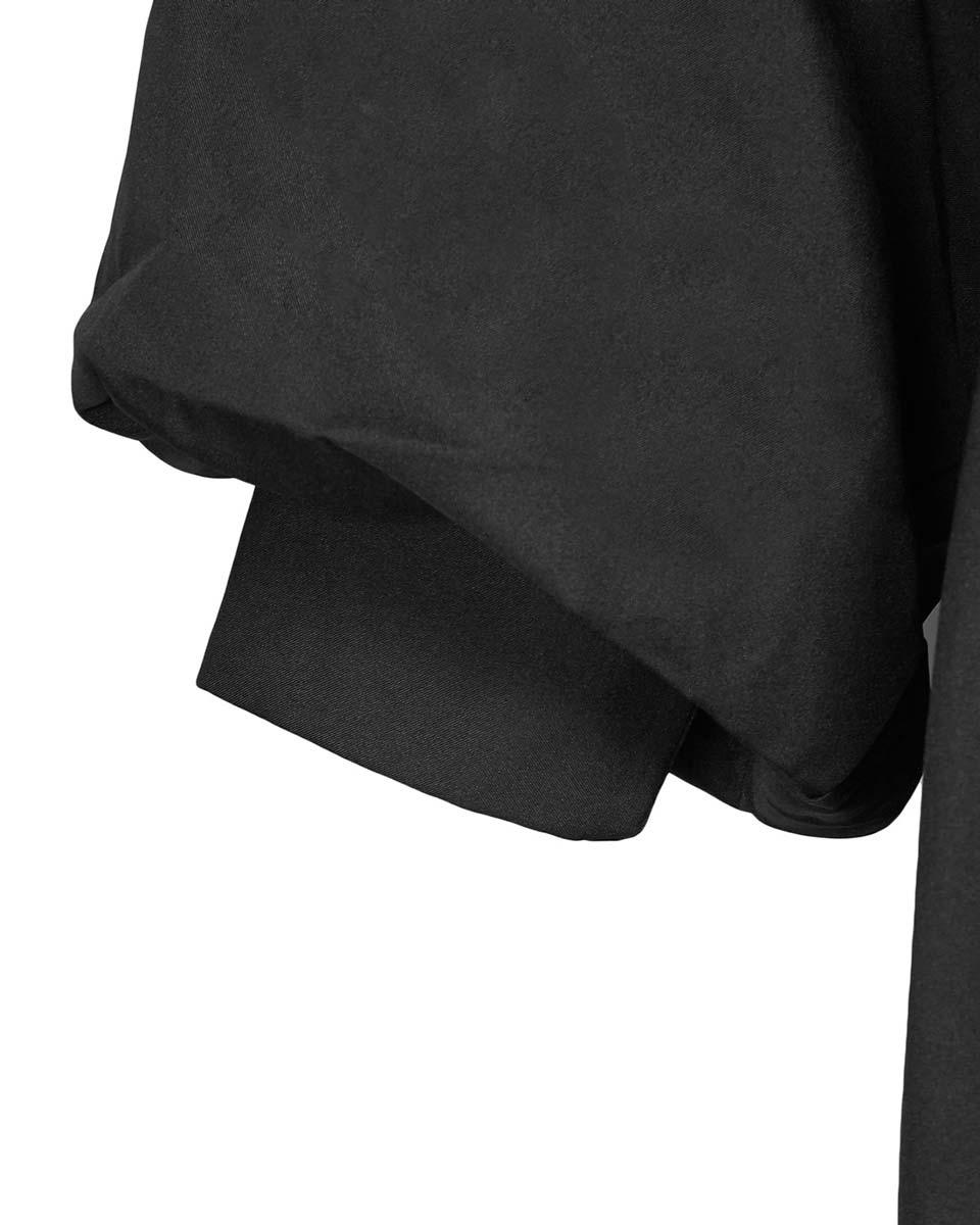 Deluxe Doctoral Gown Tam - Black Trim with Gold Piping - Graduation Seller