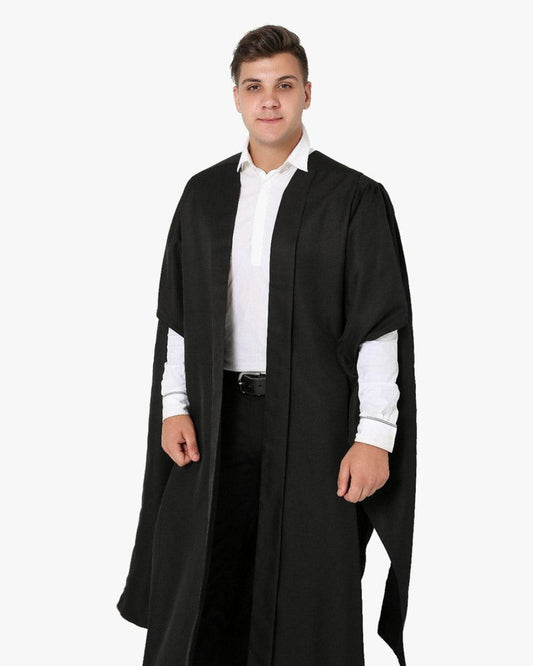 Deluxe Fluted Master Academic Gown - Graduation Seller