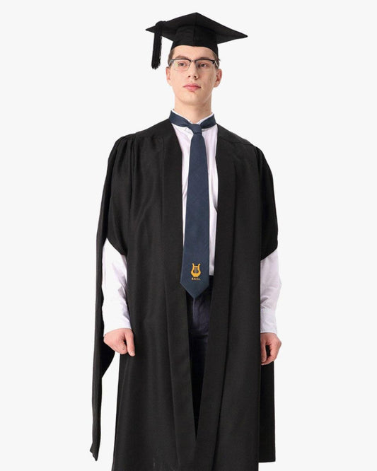 Deluxe Fluted Master Academic Gown & Mortarboard - Graduation Seller