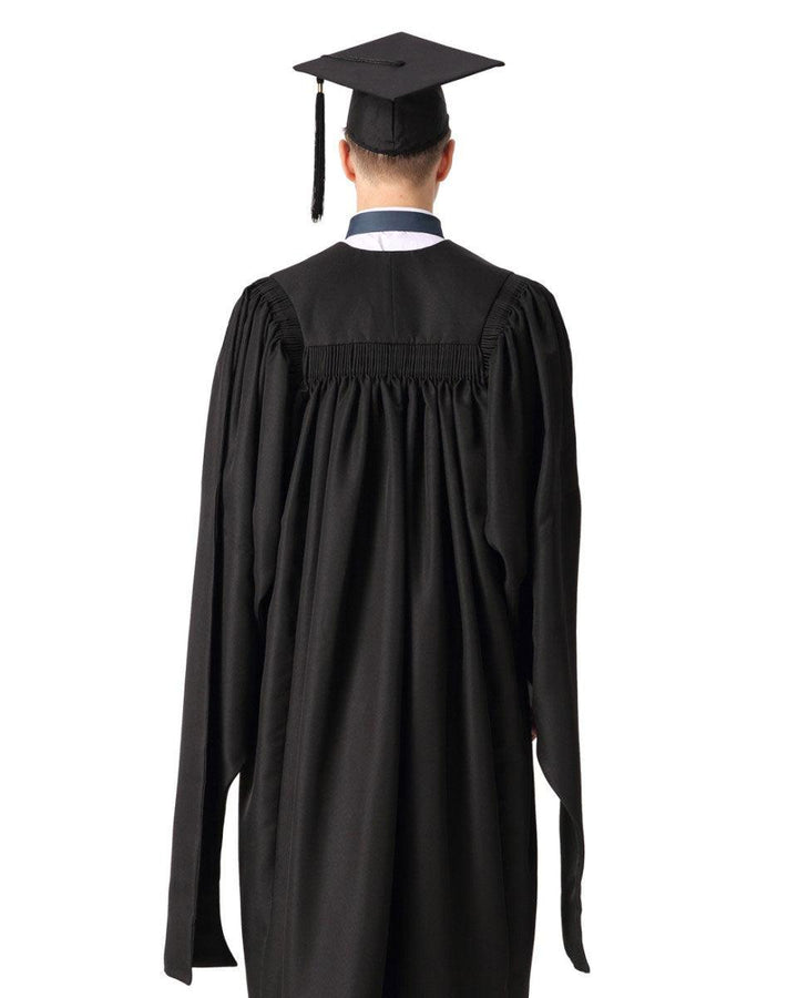 Deluxe Fluted Master Academic Gown & Mortarboard - Graduation Seller