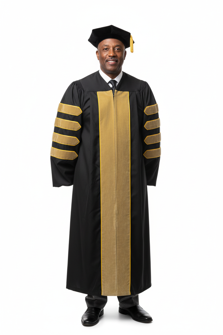 Doctor of Accounting Doctoral Gown 模特展示图