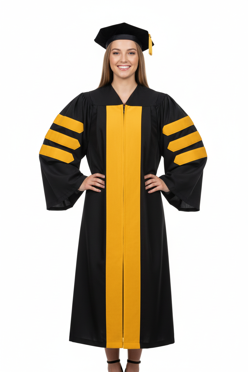 Doctor of Agriculture Doctoral Gown 模特展示图