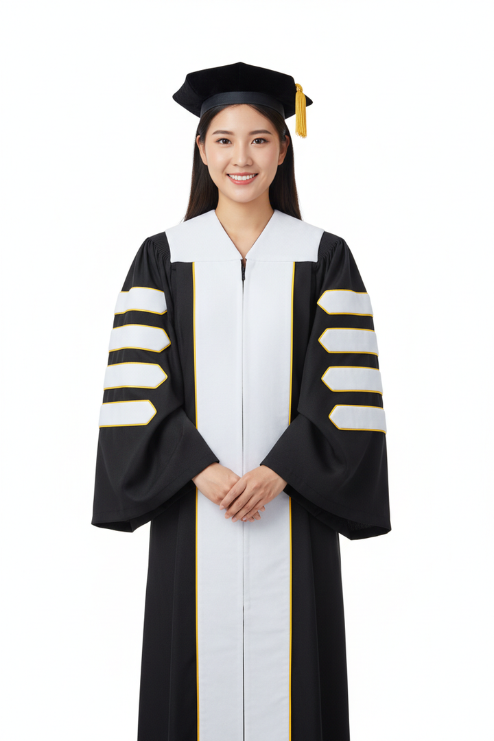 Doctor of Arts Doctoral Gown 模特展示图