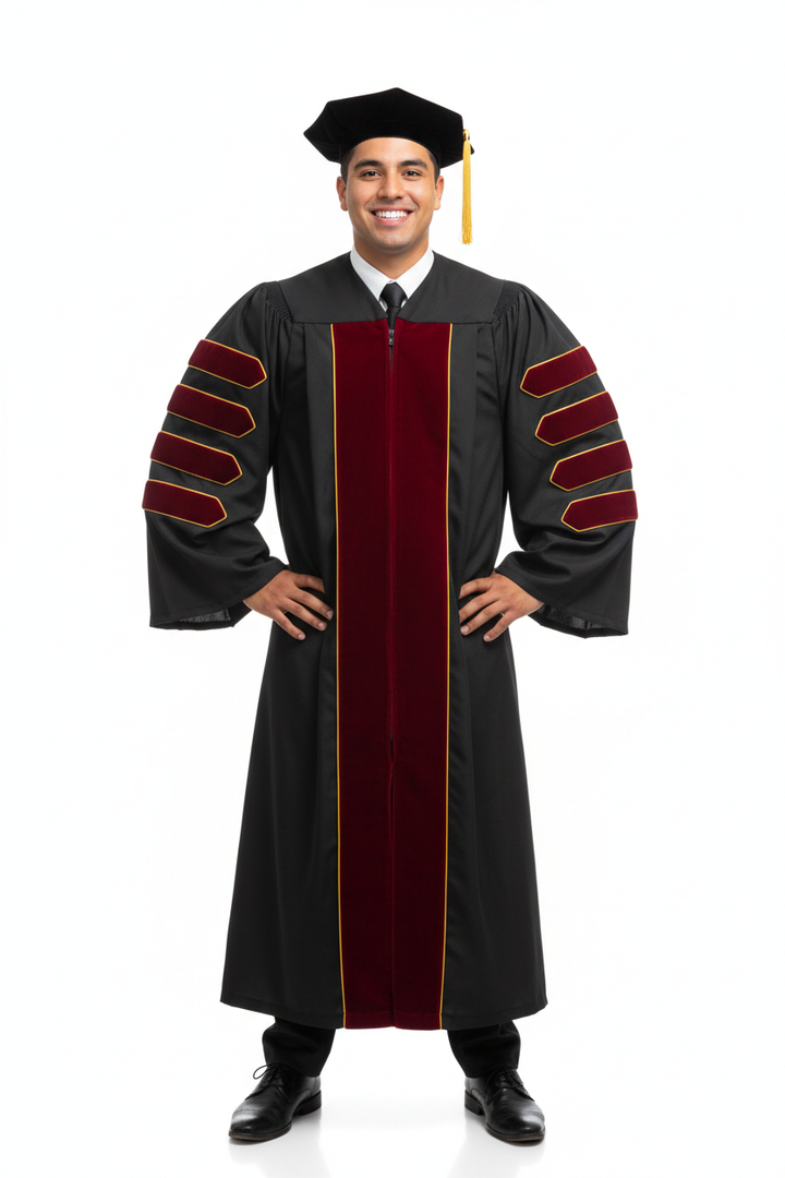 Doctor of Communication & Journalism Doctoral Gown 模特展示图