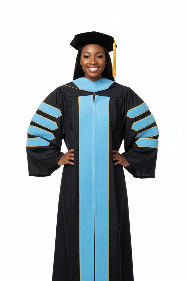Doctor of Education Doctoral Gown 模特展示图