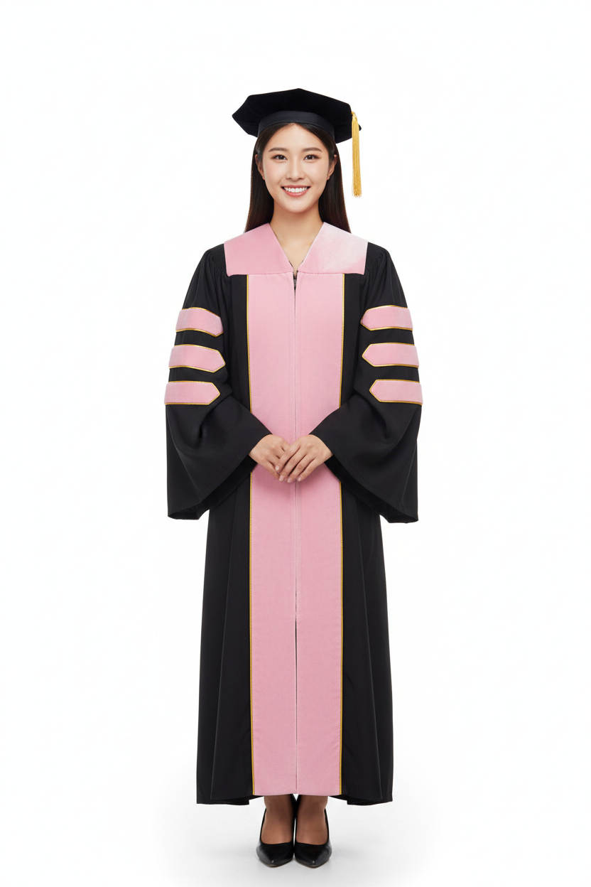Doctor of Music Doctoral Gown 模特展示图