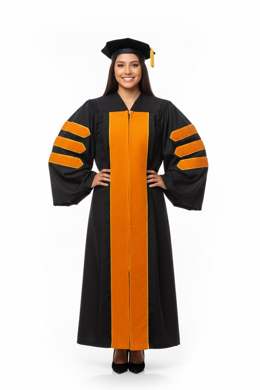 Doctor of Nursing Doctoral Gown 模特展示图