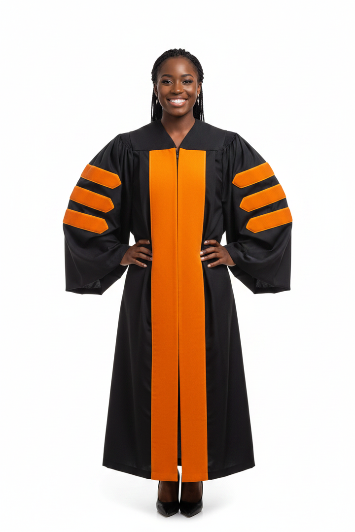 Doctor of Nursing Doctoral Gown 模特展示图
