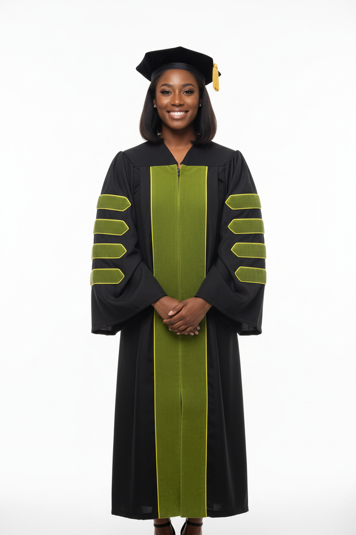 Doctor of Pharmacy Doctoral Gown 模特展示图