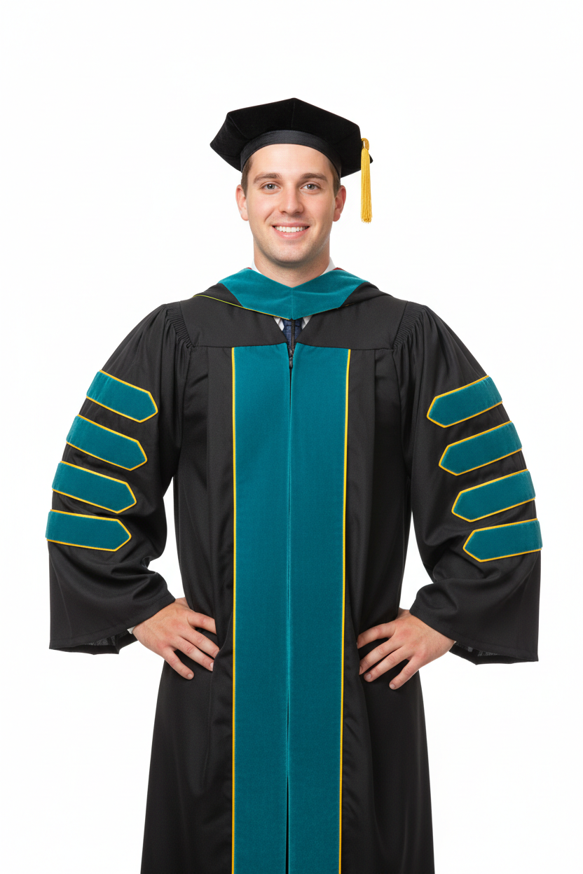 Doctor of Public Administration Doctoral Gown 模特展示图