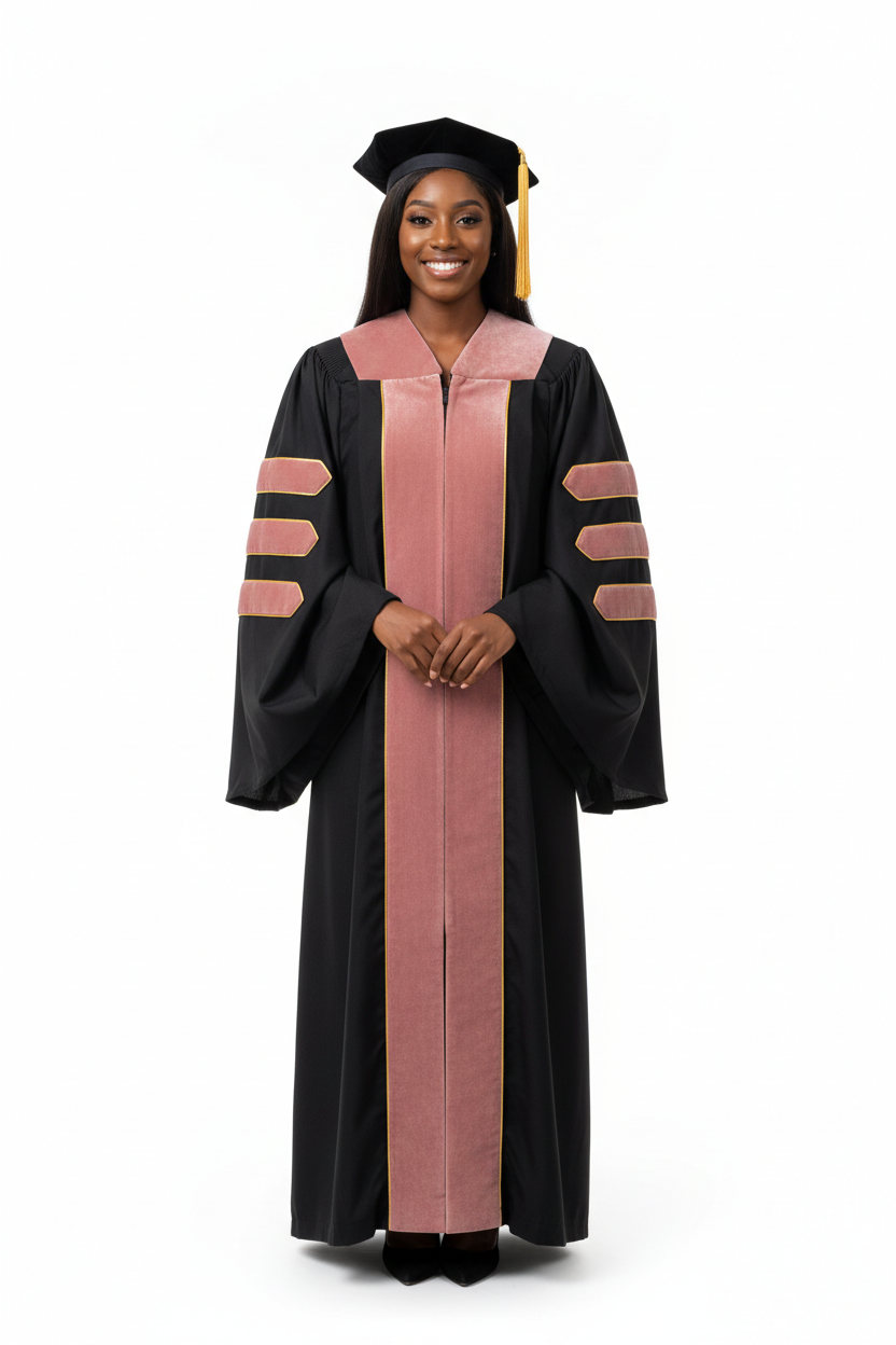 Doctor of Public Health Doctoral Gown 模特展示图
